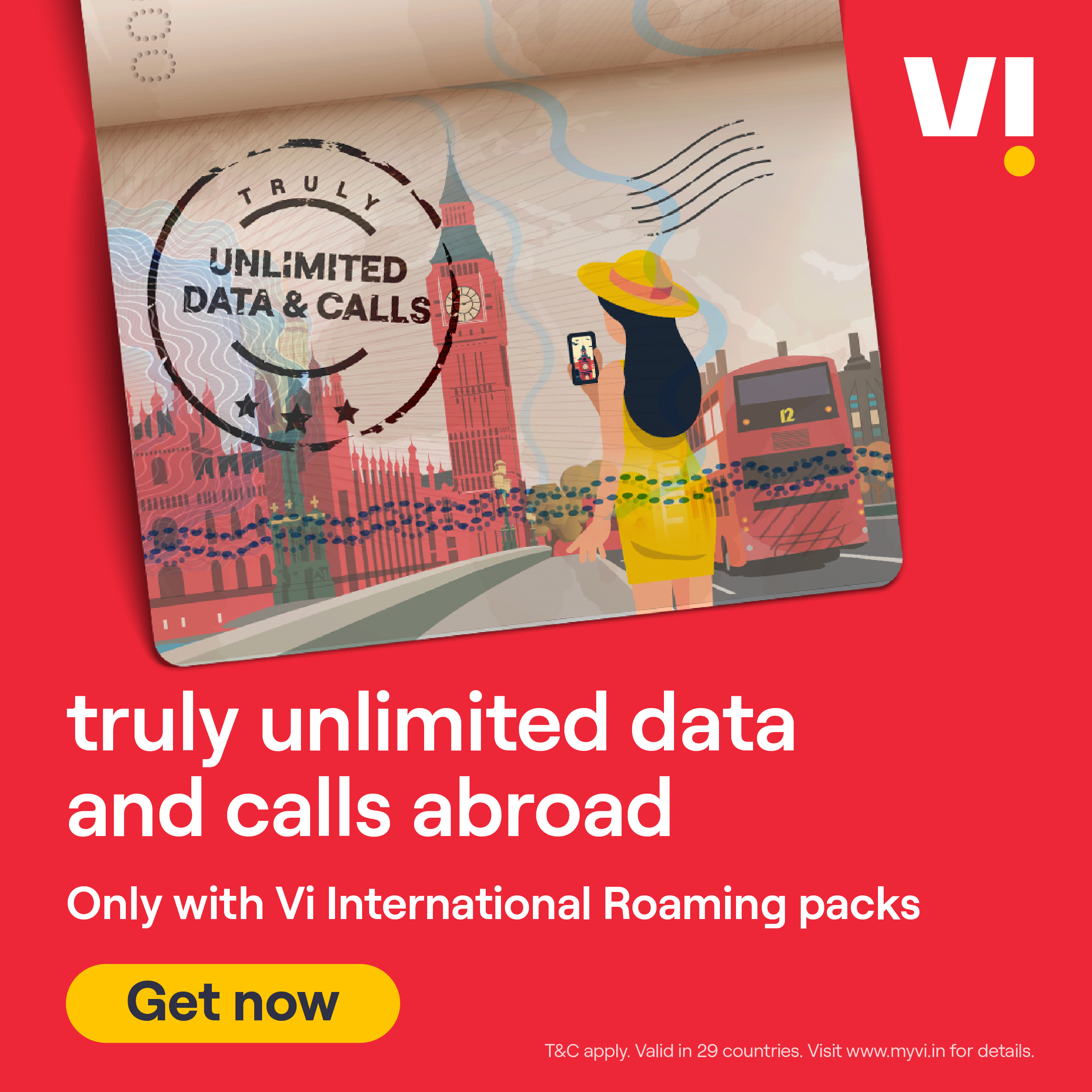 V Launches International Roaming Campaign